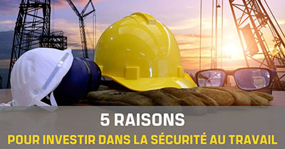 casques de chantier jaune et masque blanc