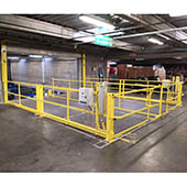 Barrière écluse de sécurité levante