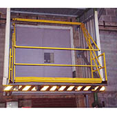 Barrière écluse de sécurité basculante