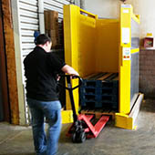 Magasin à palettes autonome