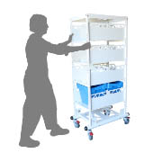 Echo Positif _ Chariot porte bac Chariot Intra-îlots