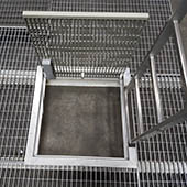 Coutier Industrie _ Trappe de plancher en caillebotis matériau composite C2V